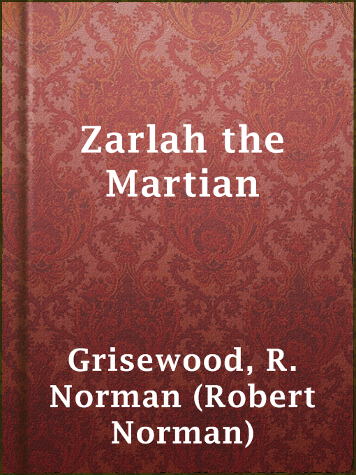 Cover image for Zarlah the Martian